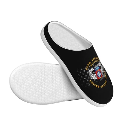 82nd Airborne Division Cotton Slippers Indoor Outdoor Slippers For Women/Men3