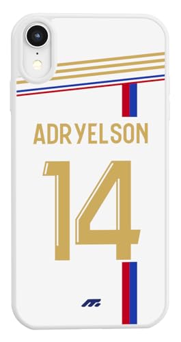 Creato in silicone morbido MYCASEFC Cover calcio Adryelson Lyon personalizzata LG K4. Custodia da calcio per smartphone per appassionati di calcio, idea regalo, design di alta qualità.