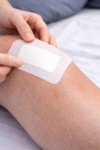 Image of Non -Woven Adhesive Wound Dressing with Absorbent Pad Pack of 5 (10 x 30 CM)