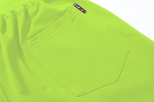 CREATMO US Men's Shorts Zipper Pocket Elastic Waist Stretch Summer Casual Beach4