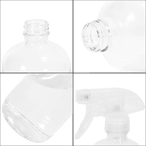 Cosywell Glass Spray Bottles Empty 16Oz Boston Round Bottle Refillable Container For Essential Oils With Funnel Lables Cleaning Products Aromatherapy Lotions Liquid Soaps (Whitewhite) #TOP6