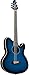 Ibanez TCY10E Talman Acoustic-Electric Guitar - Transparent Blue Sunburst Bundle with Gig Bag, Tuner, Strap, D'Addario Strings, Picks, Austin Bazaar Instructional DVD, and Polishing Cloth