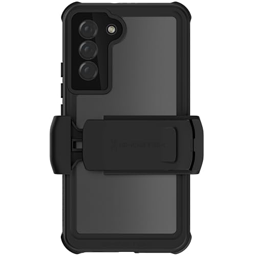 Ghostek NAUTICAL Galaxy S22 Plus Waterproof Case with Screen Camera Protector, Belt Clip Holster Heavy Duty Protective Full Body Phone Cover Designed for 2022 Samsung Galaxy S22+ 5G (6.6 inch) (Clear)