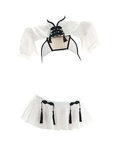 Disfraz de sirvienta francesa para mujer, traje de criada de anime, traje de cosplay sexy lencería para cosplay (T0123)