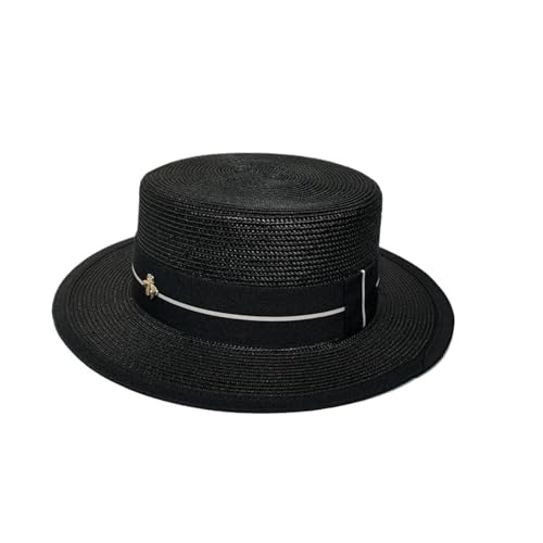 Chapeau de paille femme pare-soleil léger et respirant anti-UV pour les voyages d'été