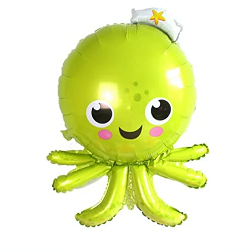 Image of Party Decorz Octopus 25X35 inch Ocean Animal Theme Birthday /Party Foil Balloon For Children Birthday Party Decoration