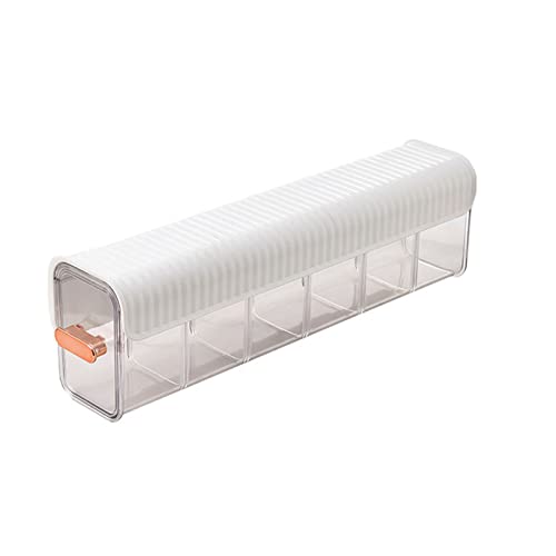 Organizador de Ropa Tyenaza Interior de Pared, Caja de Almacenamiento Compartimentada Desmontable y Transparente con Diseño Push-pull, para Organizar Ropa