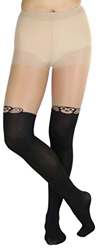 Image of ToBeInStyle Women's Cute Thigh High Printed Character Tights