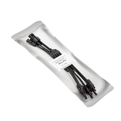 Connecteur solaire de branche en Y 1000V stable pour raccordement de câble PV