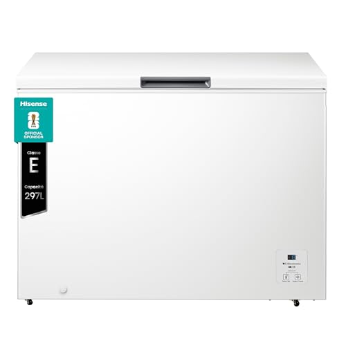 Hisense FC386D4AWLYE - Congelatore a Pozzo 297 L di capacità,