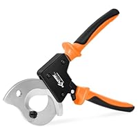 KF CPTEC Ratschen-Kabelschneider für Aluminium- und Kupferkabel - Draht Kabelschere für mehradrige Kabel - Schneidet bis zu 300 mm²