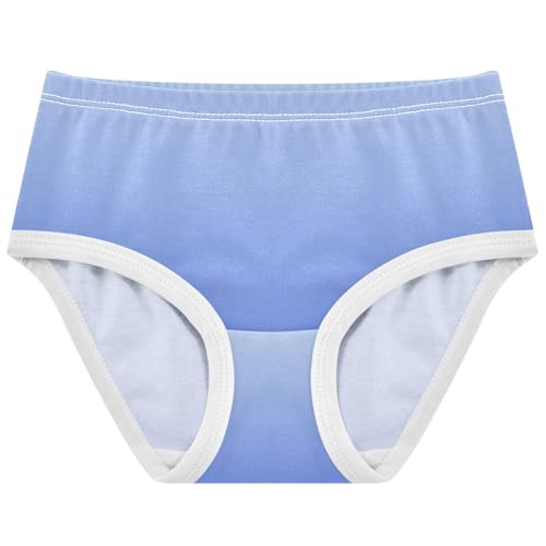 Joisal Elegant Blue Royal Gradient Girls Underwear Toddler 2t Cotton Little Girl Panties Artistic Undies Kids Briefs