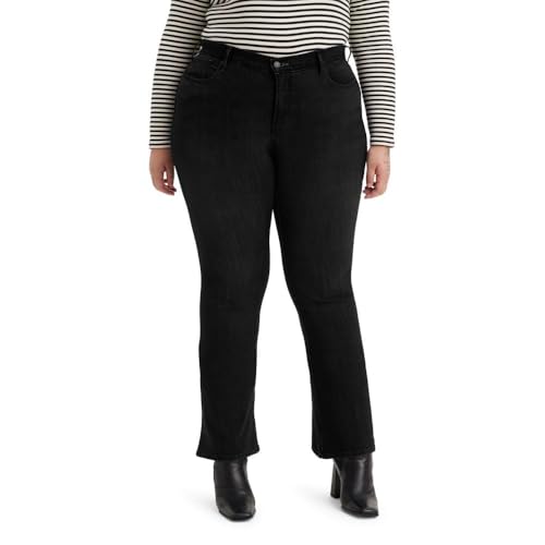 Levi's Women's 315 Shaping Bootcut Jeans, Soft Black, 34 (US 18) R