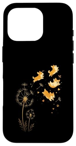 Dandelion Dog Lovers Corgis X}zP[X iPhone 16 Pro p