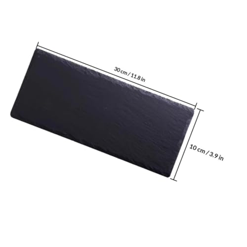 Plato sushi rectangular de piedra natural 30 cm x 10 cm miniatura 2