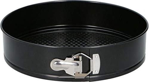 Universal Bargain - Molde de acero (28 cm), color negro