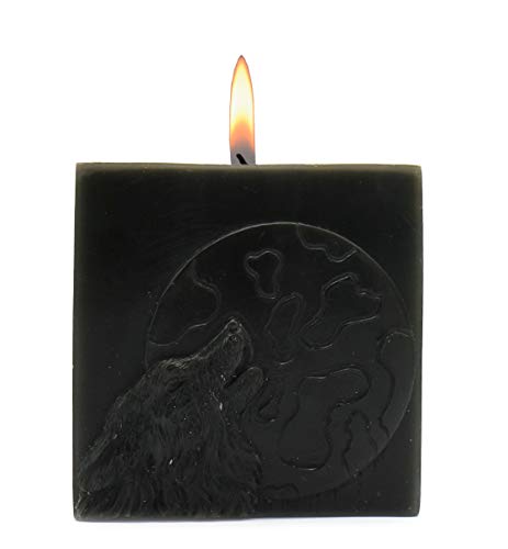 ROOGU La Noche del Lobo * Vela Aromática Cubo Vainilla Verde