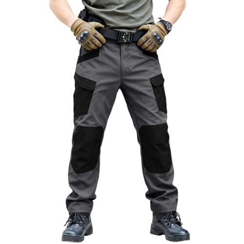 Men's Work Pants Ripstop Waterproof Construction Tactical Cargo Pants - image 3
