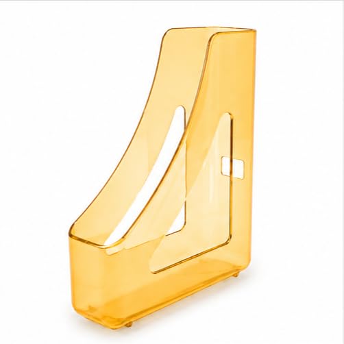 Deflecto Gemstone Collection Contemporary Magazine File- Amber