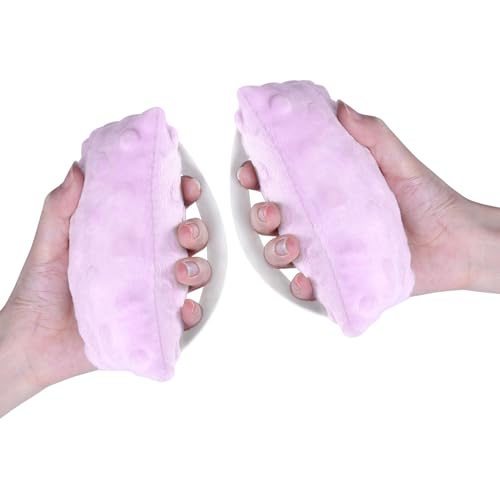 Kfwfuaee Fortalecedor de manos para pacientes ancianos con accidente cerebrovascular, almohadilla de alivio de contracción ajustable, lavable a máquina, dispositivo de rehabilitación de mano