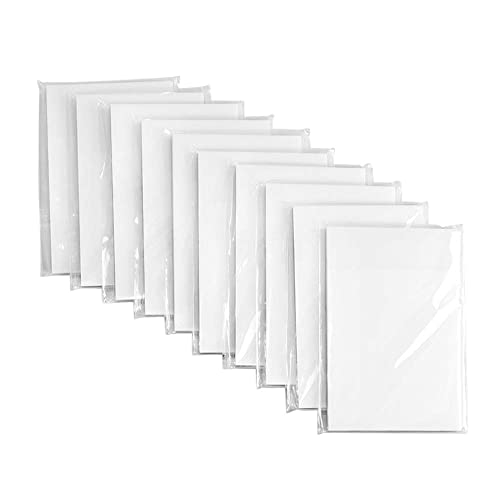 KucheHaushalt Transparent Sticky Notes, Waterproof Self-Adhesive Translucent Sticky Notes, Self Adhesive Removable N Times (10 PCS,7.5 * 7.5 cm) Cover