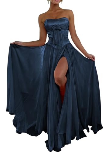 Robe de bal en mousseline de soie et corset satin de haute qualité BY176