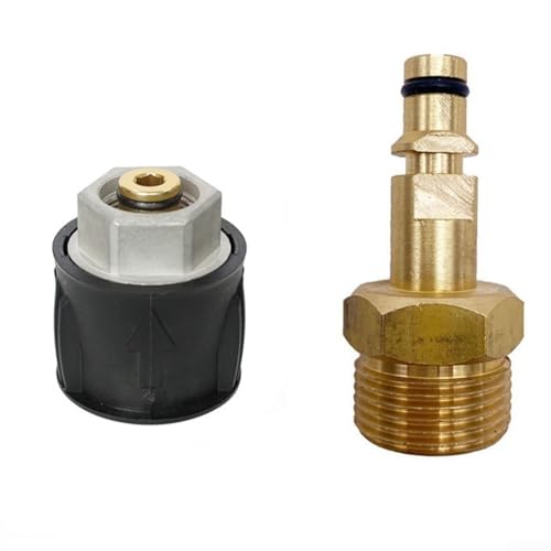 La lavadora de alta presión conecta el adaptador rápido, conector rápido de la manguera de latón M22 el 14Mm para la serie Karcher K2-K7 para la conversión de la manguera
