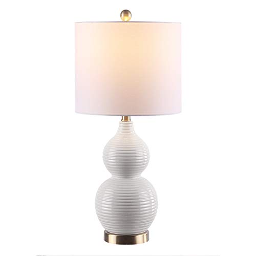 SAFAVIEH Lighting Collection Emery Modern Contemporary Ivory Mosaic Double Gourd
