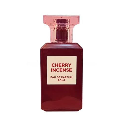 Fragrance World Cherry Incense, Eau de Parfum Profumato Unisex 80 ml, Profumo Arabo per Donna e Uomo