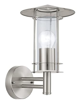 Eglo Lámpara de pared exterior Lisio, lámpara exterior de una luz, aplique