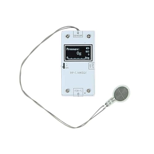 iDili 3.3V-4.2V Thin Film Pressure Sensor 0-5KG Display Module Flexible Film Kit USB Type-C 5V RP-C-MK01