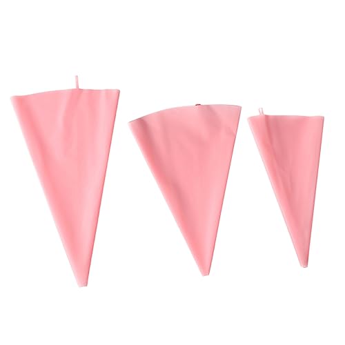 Cabilock 3piezas Manga Pastelera De Silicona Unidades para Pasteles Cupcakes Galletas Decoración De Repostería