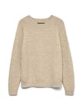 Vero Moda Vmdoffy LS O-Neck Blouse Ga Noos Suéter, Marrón (Sepia Tint), M para Mujer