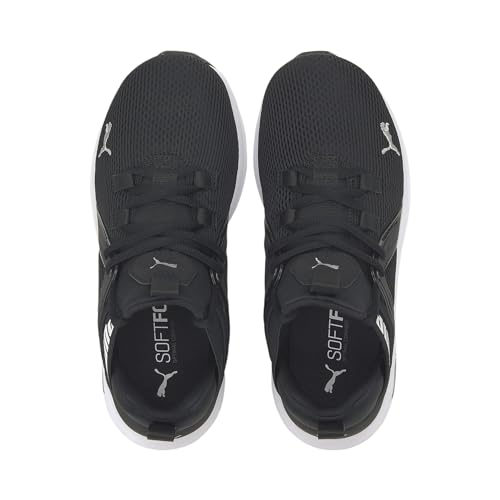 Image of Puma Women's Enzo 2 WN's Black White Running Shoe-4 Kids UK (19325601)