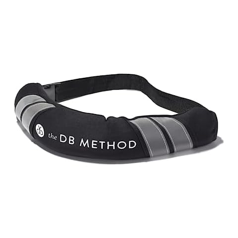 The DB Method DreamBelt Weight Belt Intensifies Workouts, Home or Gym Workout Equipment, Weighted Belt for Hip Thrust, Squat, Strength Training, Helps Minimize Exercise Injury Risk, 10 lbs Cover