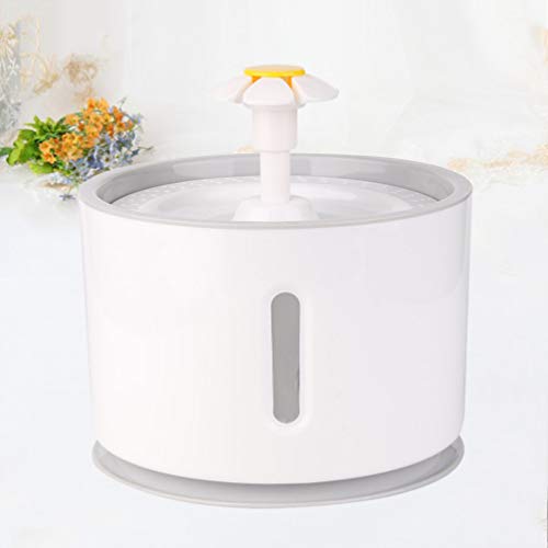 Scicalife Distribuidor de água para cães, bebedouro com 3 filtros de substituição para gatos, cães,