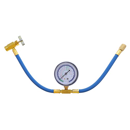 OUNONA 1Pc Charging Hose with Gauge Filling Tool for Automotive Compatible Convenient Gauge for Easy Use