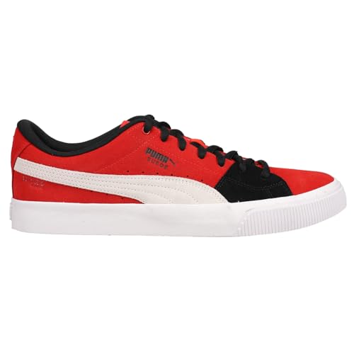 PUMA Mens Suede Skate Nitro Lace Up Sneakers Shoes Casual - Red - Size 7.5 M