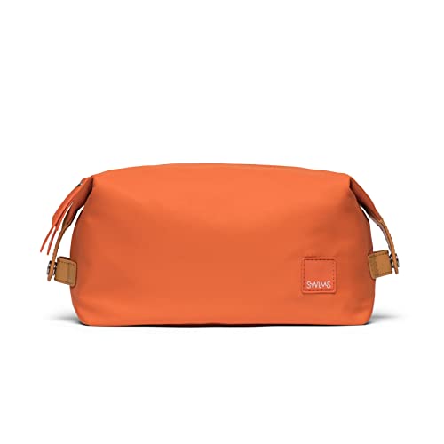 Image of SWIMS Necessaire Lightweight Shave and Toiletry Bag, Dopp Kit, Bathroom Bag for Travel - Orange