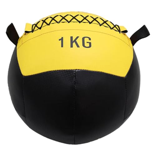 Pelota de cuero de PU para entrenamiento de fuerza rellenable con arena para gimnasio