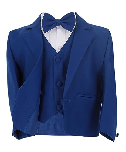 Tenue de mariage bébé garçon : costume 5 pièces chic anti-irritation