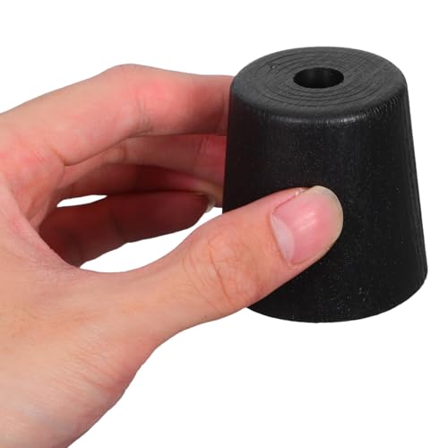 Patas de sofá cónicas Operitacx: juego de 12 pies de plástico negro para reparación de muebles 5