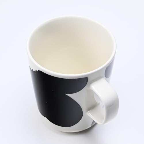 Taza Marimekko Unikko 250 ml Blanca y Negra miniatura 3