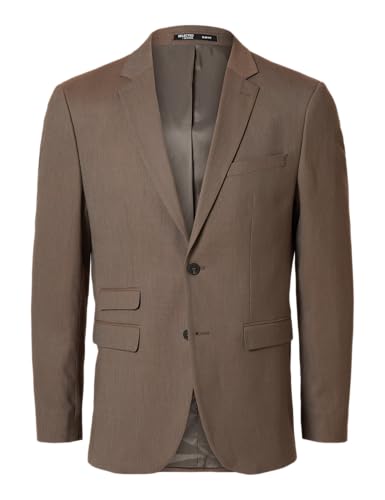 Blazer beige SELECTED HOMME Slhslim-Neil ajusté pour morphologie 54