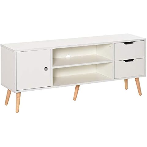 Mueble de TV HOMCOM con Gran Almacenaje Cover