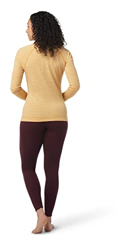 Smartwool Classic Thermal Merino Base Layer Pattern 1/4 Zip - Women's Honey Gold Dot Medium #TOP2