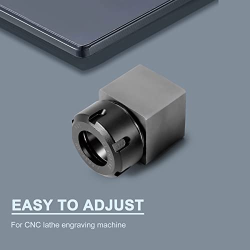 Niejgay ER32 Spannzangenfutter Block Set mit 2 Vierkant- und Sechskanthalterungen für CNC-Drehmaschinen-Graviermaschinen