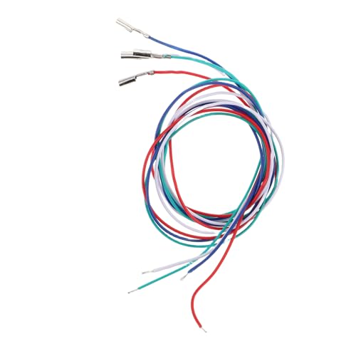 HEATSHAKING Cavi Testina Giradischi in Rame 4 Pezzi Codifica a Colori Per Installazione Facile in Impianti Audio Vintage Casa e Bar