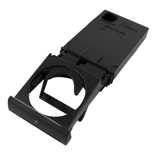 Portavasos para tablero delantero negro compatible Audi miniatura 1