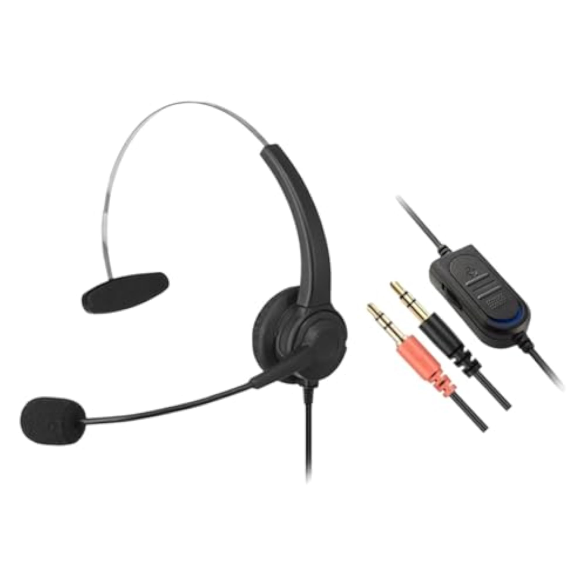 Corded Telephone Headset for Office Desk Phone
